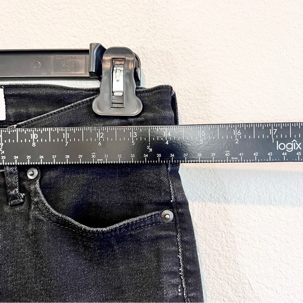 Everlane The Authentic Skinny Jeans Womens 28 Black Dark Wash High Rise Stretch - Picture 4 of 9